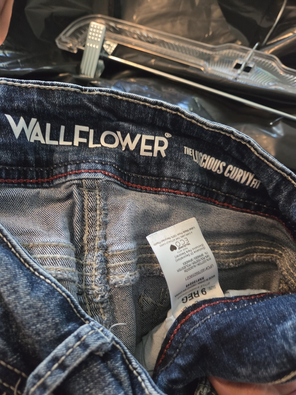 Wallflower Women's Bootcut Jeans in Faded Blue - Picture 3 of 3
